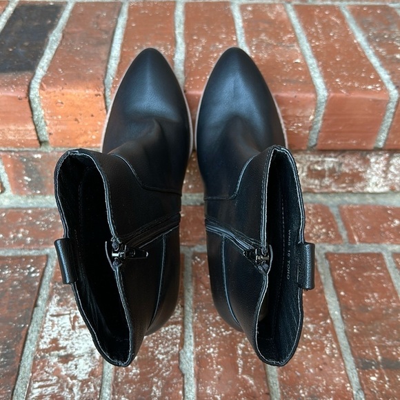 Dolce Vita Black Side Zip Toro Stacked Heel Ankle Boots Women's Size 10 - Picture 7 of 8